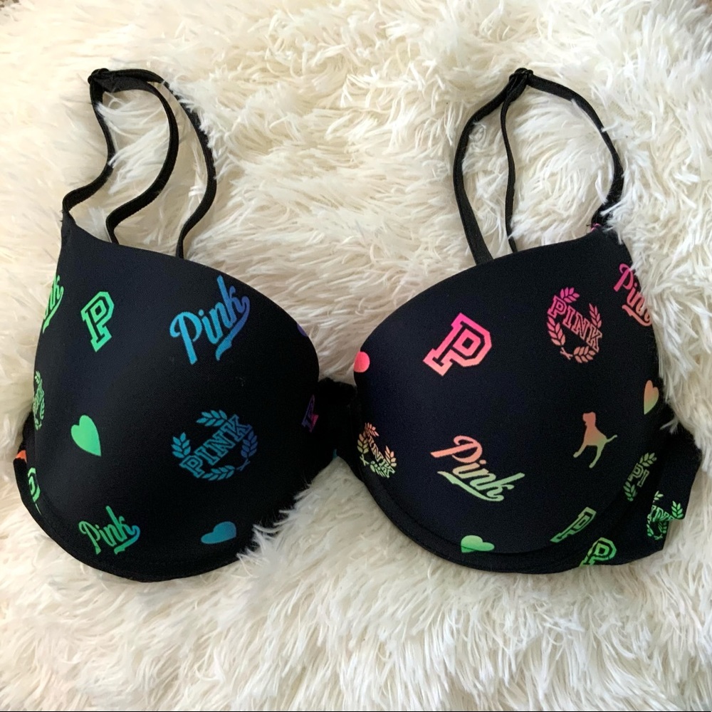 Pink push up Bra Size 34C